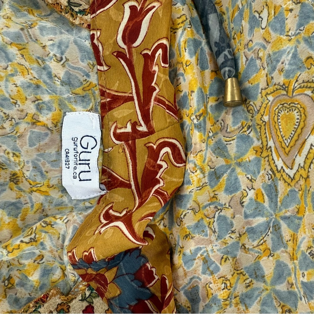 Bohemian GURU 💯 silk robe - Picture 3 of 9